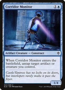 MTG ■青/英語版■ 《通路の監視者/Corridor Monitor》エルドレインの王権 ELD 　