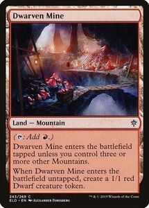 MTG ■土地/英語版■ 《ドワーフの鉱山/Dwarven Mine》エルドレインの王権 ELD 　