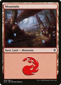 MTG ■土地/英語版■ 《山/Mountain》エルドレインの王権 ELD 　