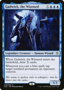 MTG ■青/英語版■ 《老いたる者、ガドウィック/Gadwick, the Wizened》エルドレインの王権 ELD 　