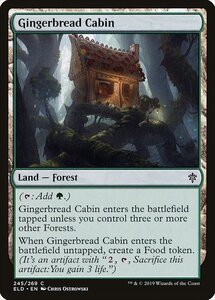 MTG ■土地/英語版■ 《お菓子の小屋/Gingerbread Cabin》エルドレインの王権 ELD 　