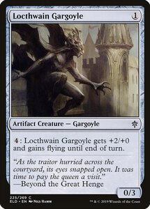 MTG ■無/英語版■ 《ロークスワインのガーゴイル/Locthwain Gargoyle》エルドレインの王権 ELD 　