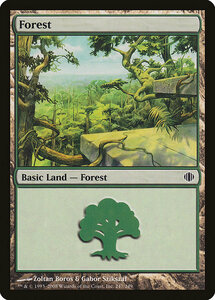 MTG ■土地/英語版■ 《森/Forest》アラーラの断片 ALA