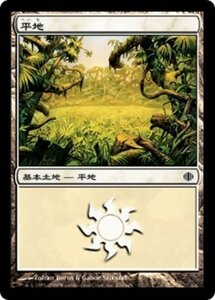 MTG ■土地/日本語版■ 《平地/Plains》アラーラの断片 ALA