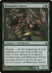 MTG ■緑/英語版■ 《選別者の巡回兵/Winnower Patrol》モーニングタイド MOR