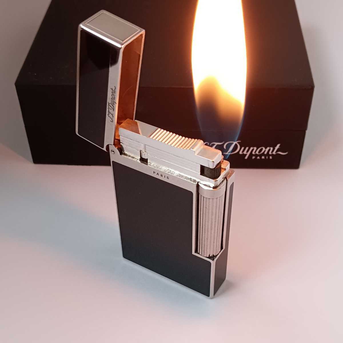 名入れ無料】 稼働美品 dupont ダブルフレーム 漆 ライター econet.bi