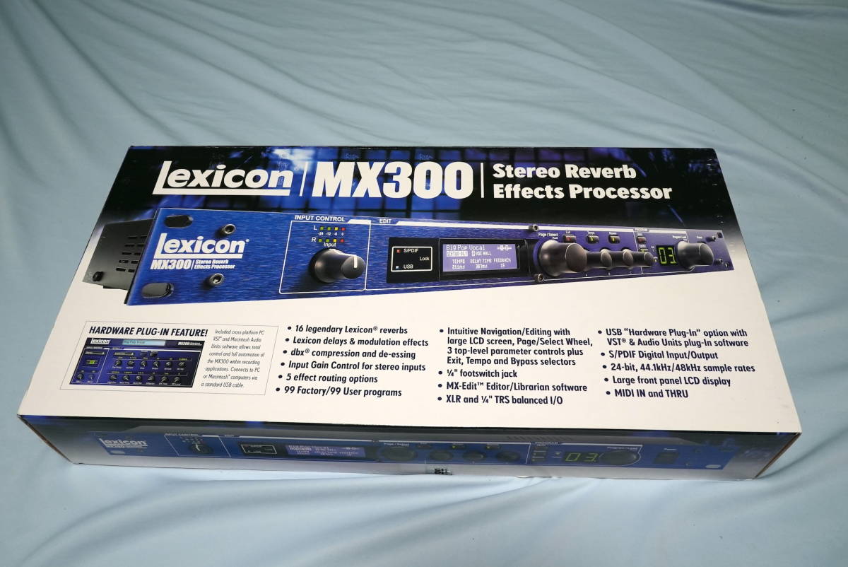 レキシコン MX300 空間系エフェクト、リバーブ | alfasaac.com
