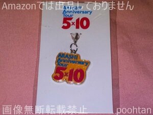 嵐 ARASHI Anniversary Tour 5x10 ５ｘ１０ 2009 会場限定チャーム ナゴヤドームver. オレンジ