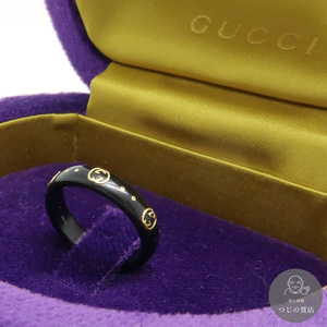 Gucci Icon, переполняющий G 18K Ring #10 Candom K18 PANL Shop с корпусом