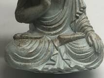 【吉】仏教聖品 古銅細工彫 如来 極珍 極美k16_画像4