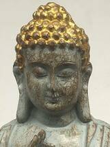 【吉】仏教聖品 古銅細工彫 如来 極珍 極美k16_画像2
