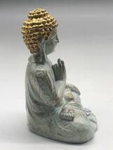【吉】仏教聖品 古銅細工彫 如来 極珍 極美k16_画像6