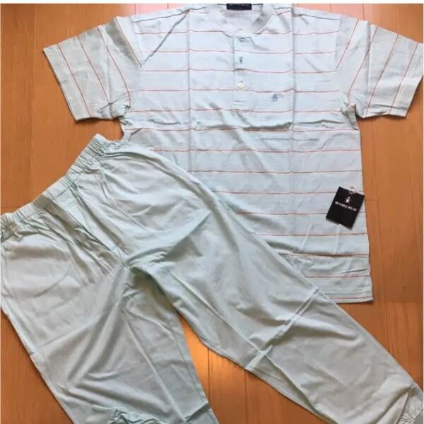 新品未使用 マンシングウェア メンズパジャマ半袖 定価12000円 父の日 リラックスウェアジャージ