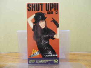 S-2992【8cm シングルCD】福岡文 SHUT UP!! / TOKYO脱走計画 / AYA FUKUOKA / VIDL-10154