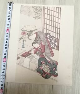 浮世絵 版画 美人画 検：国芳 国貞 芳年 広重 英泉 歌麿