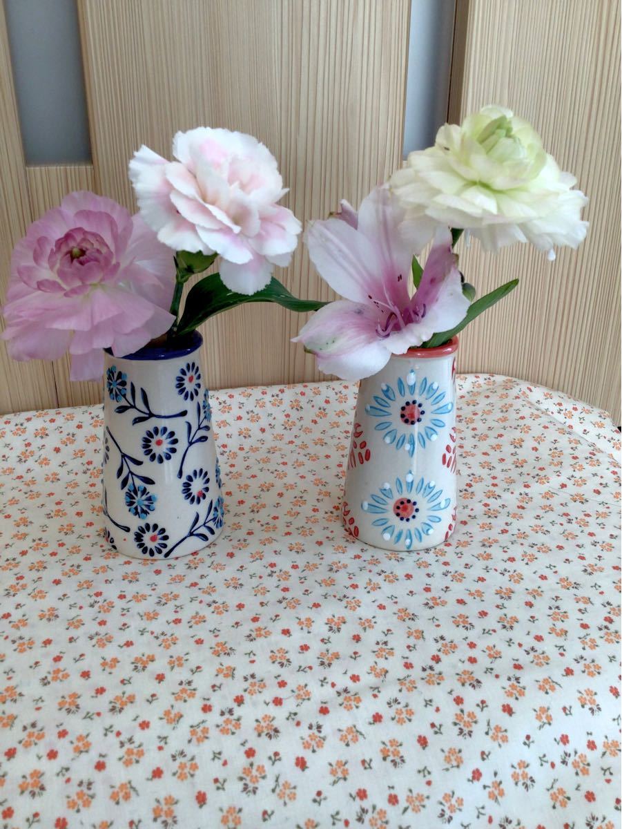 国内正規品限定 マイセンクリスタル ミスティックフラワー 花瓶 赤