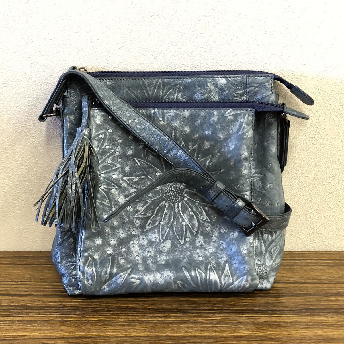 2023年最新】Yahoo!オークション -オーストリッチバッグブルーの中古品