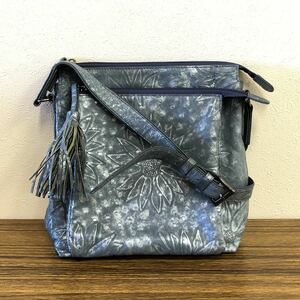  Ostrich сумка на плечо цветок узор цветочный принт сумка портфель портфель голубой металлик 