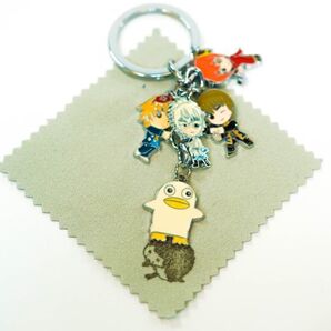 キーホルダー 銀魂 坂田銀時 チャーム アクセ 蛙 5吊 グッズ キーリング おもちゃ