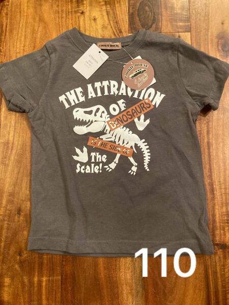 恐竜 110 半袖Tシャツ　タグ付き