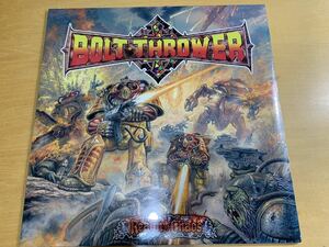 ★NEW SEALED 2012 再発盤 ★BOLT THROWER ボルトスロワー REALM OF CHAOS / 黒盤 /EARACE ★ MOSH 013FDR /グラインド デス METAL