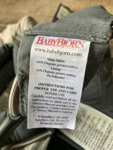 ★良品 ★BABYBJORN ベビービョルン Comfort Carrier Organic Anthracite_画像7