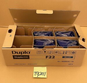 純正未使用品4本★デュプロ Duplo F22 ブルー インク 1000ml 4本セット★DuploINK★T92011