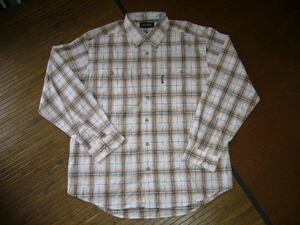 6-760*:UTDOOR PRODUCTS Outdoor Products long sleeve outdoor shirt outdoor brand size.L color. salmon pink check 