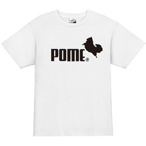 【パロディ白L】5ozポメラニアン犬Tシャツ面白いおもしろうけるネタプレゼント送料無料・新品_画像1