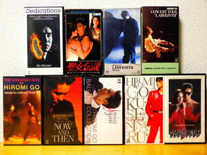 9本セットVHS！郷ひろみ THE GREATEST HITS OF HIROMI GO SONCERT TOUR &#039;94 ~