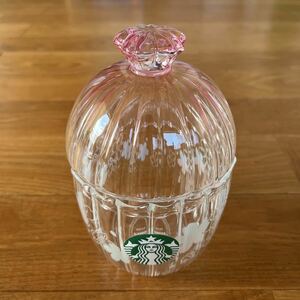  unused Starbucks SAKURA 2022 glass canister STARBUCKS start ba Sakura Sakura start ba
