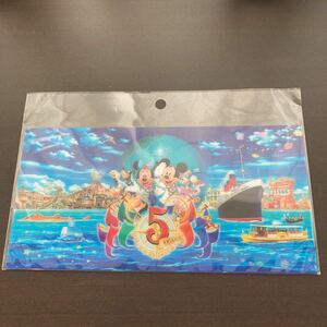 TDS　5周年　ワイドポストカード　3D　東京ディズニーシー