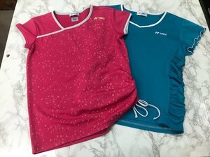 1★2枚セット！ YONEX(ヨネックス) ゲームシャツ レディース Mサイズ スポーツウェア Tシャツ 全国送料510円 [札幌/店頭引取可]★1873