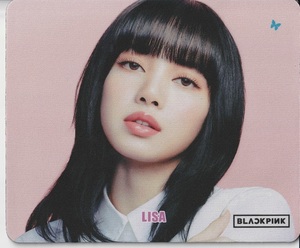 ☆超レア！■リサLISA/BLACKPINKブラックピンク■高級マウスパッド■韓国