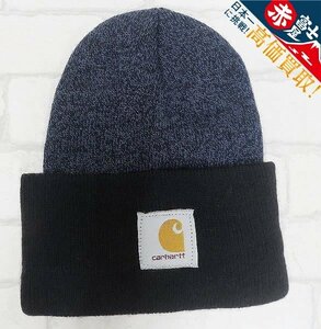 1H5740【クリックポスト対応】未使用品 カーハート ニットキャップ USA製 carhartt