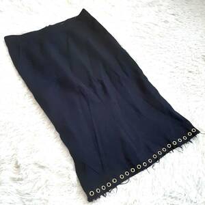  Anne shunt man ENCHANTEMENT wool cashmere . pen sill skirt tight skirt black black 38