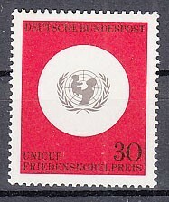 西ドイツ 1966年未使用NH ユニセフ#527