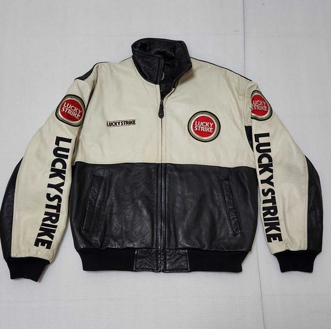 スズキ SCHWANTZ ラッキーストライク ヨシムラ レザージャケット 即納