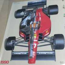 ポスターカレンダー　1990年　タミヤ　フェラーリ　F1　ほぼB3サイズ　送料込み　_画像2