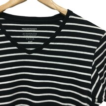 ☆G-44 NEIGHBORHOOD ネイバーフッド ボーダー 柄 半袖 Tシャツ トップス size S ブラック ホワイト メンズ_画像2