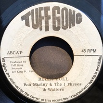 Bob Marley & The I Threes & Wailers / Belly Full 7inch Tuff Gong_画像1