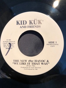 珍盤　KID KUK and friends 7inch Kid Kuts Records & Tapes