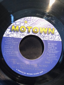 Billy Preston & Syreeta / With You I'm Born Again 7inch MOTOWN