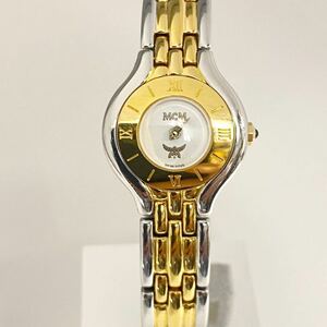  beautiful goods MCM M si- M lady's wristwatch combination color 