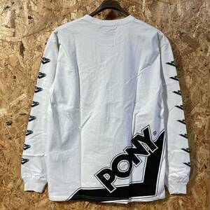 PONY ポニー 長袖 Tシャツ M ホワイト ロンT JOINT WORKS コラボ 別注 限定