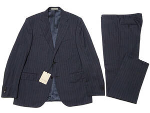 ◆CORNELIANI/コルネリアーニ◆伊製 チョークストライプ 2B シングルスーツ【52/7R】25.3万