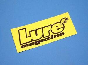 ルアー マガジン 誌 クリア Lure ステッカー　120-48mm