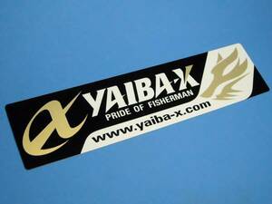 ササメ ヤイバX 金 狼 α YAIBAーX プライド ステッカー　250-62mm