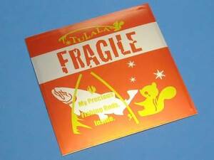 ツララ TULALA 赤ラメ トラウト フラジール FRAGILE リス ステッカー　◆90mm