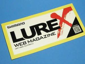 シマノ ジャッカル LURE X ルアークロス ウェブ マガジン ステッカー　136-60mm